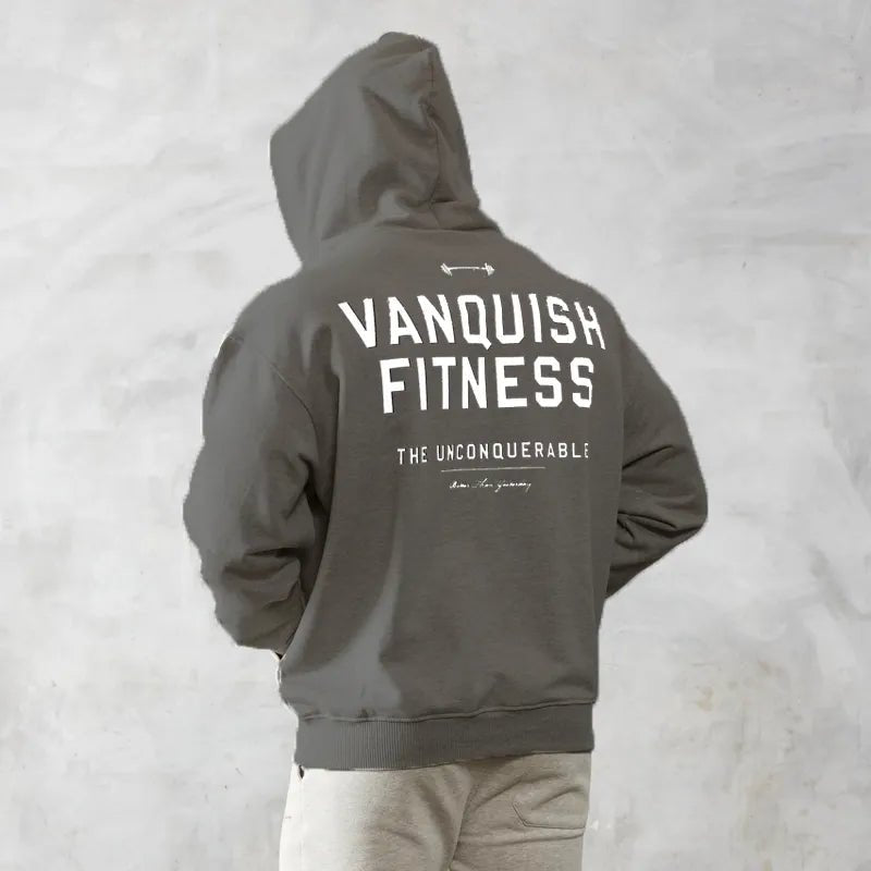 Men Oversized Pullover Hoodie Cotton Loose Sportswear Joggers Gym Sports Fitness Running Training Coat Casual Fashion Sweatshirt - Yallafit
