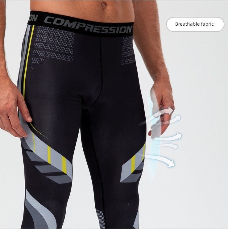 Men's Camouflage Print Stylish Breathable Basketball Fitness Pants - Yallafit