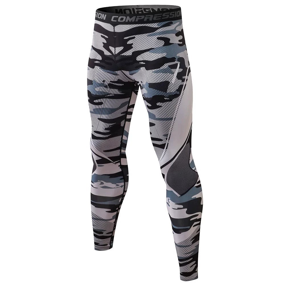 Men's Camouflage Print Stylish Breathable Basketball Fitness Pants - Yallafit