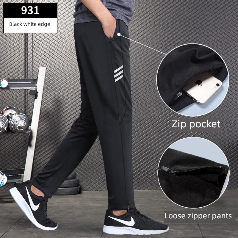 Men's Quick-Dry Spring Summer Workout Football Sports Pants - Yallafit