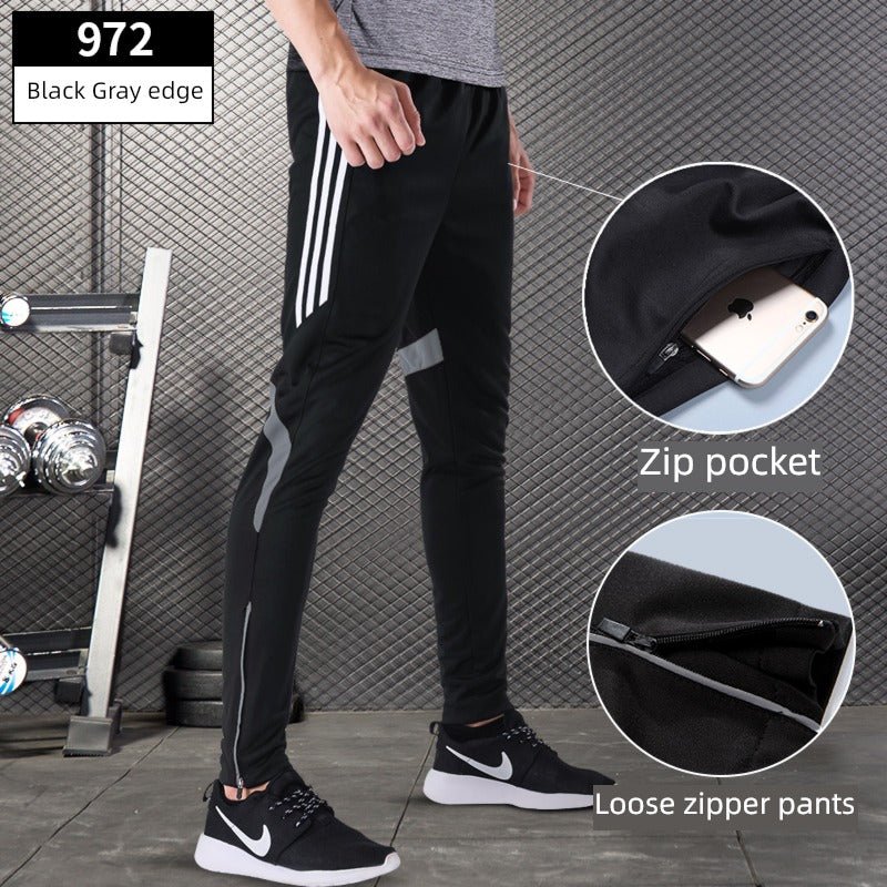 Men's Quick-Dry Spring Summer Workout Football Sports Pants - Yallafit