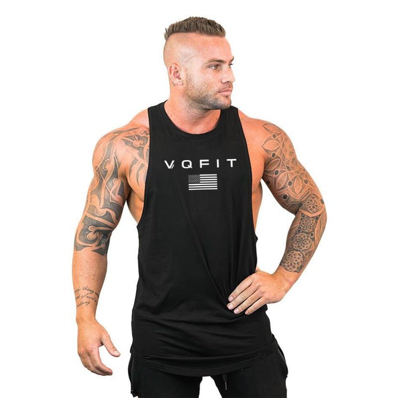Mens tank tops shirt gym tank top fitness clothing vest sleeveless cotton man canotte bodybuilding ropa hombre man clothes wear - Yallafit 0