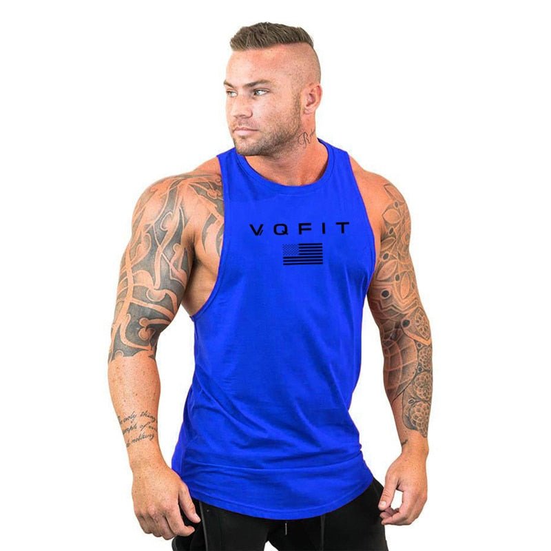 Mens tank tops shirt gym tank top fitness clothing vest sleeveless cotton man canotte bodybuilding ropa hombre man clothes wear - Yallafit 0