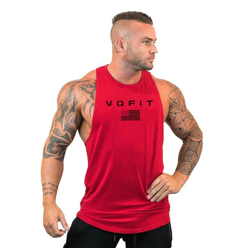 Mens tank tops shirt gym tank top fitness clothing vest sleeveless cotton man canotte bodybuilding ropa hombre man clothes wear - Yallafit 0