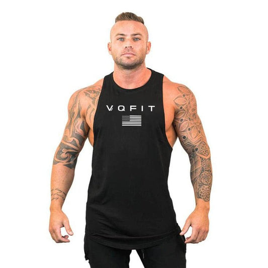 Mens tank tops shirt gym tank top fitness clothing vest sleeveless cotton man canotte bodybuilding ropa hombre man clothes wear - Yallafit 0