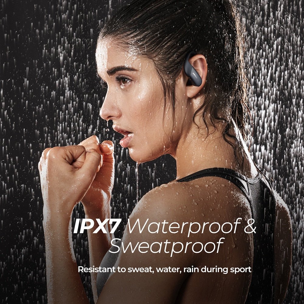 Mpow Flame Lite Wireless Bluetooth Earphones with IPX7 Waterproof 30H Playtime Bass Earhook Earphone for Gym Smartphone Earbuds - Yallafit 0
