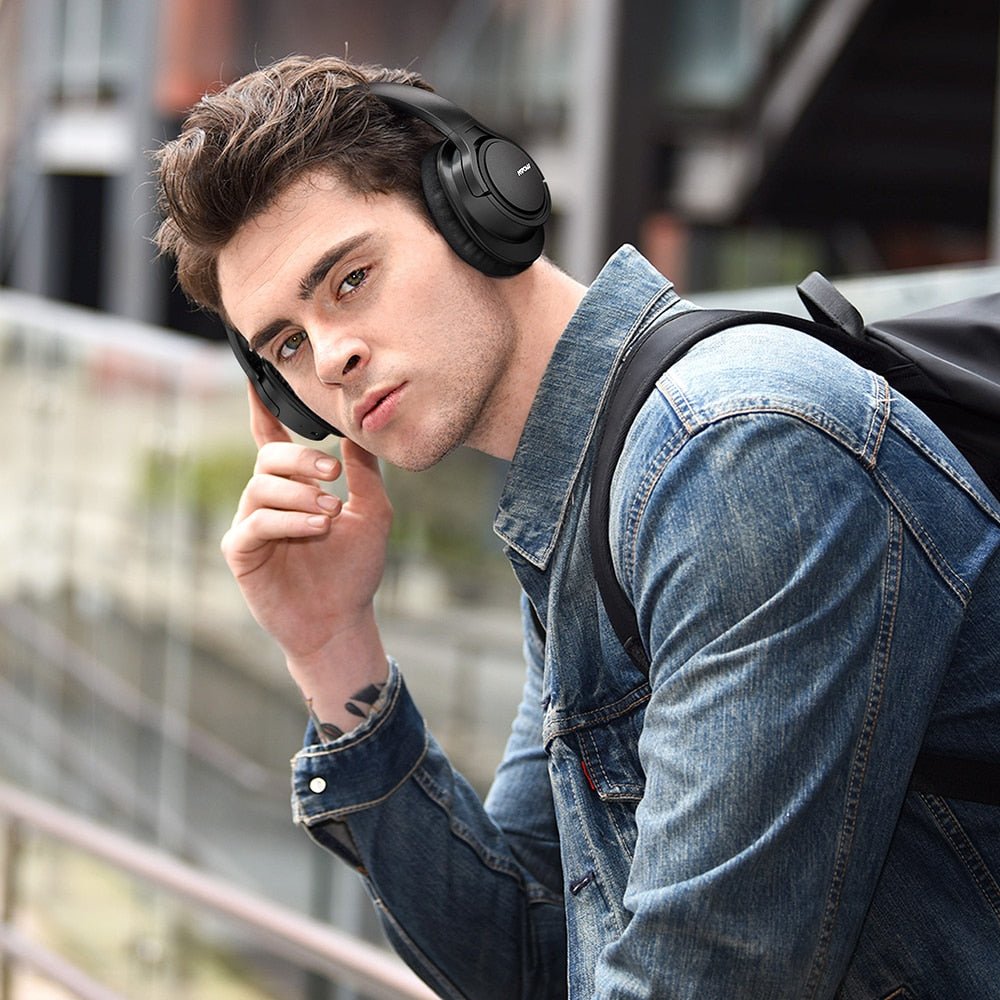 Mpow H7 Wireless/Wired Headphones Bluetooth Headset with Microphone For Tablet TV PC Mobile phones With Soft Protein Earpads - Yallafit