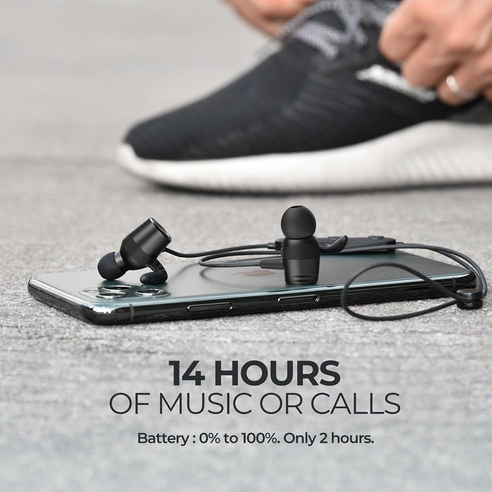 Mpow S10 Pro Bluetooth 5.0 Earphones Wireless Sport Earbuds with Mic IPX7 Waterproof Magnetic 14H Playtime for Running Gym Work - Yallafit 0