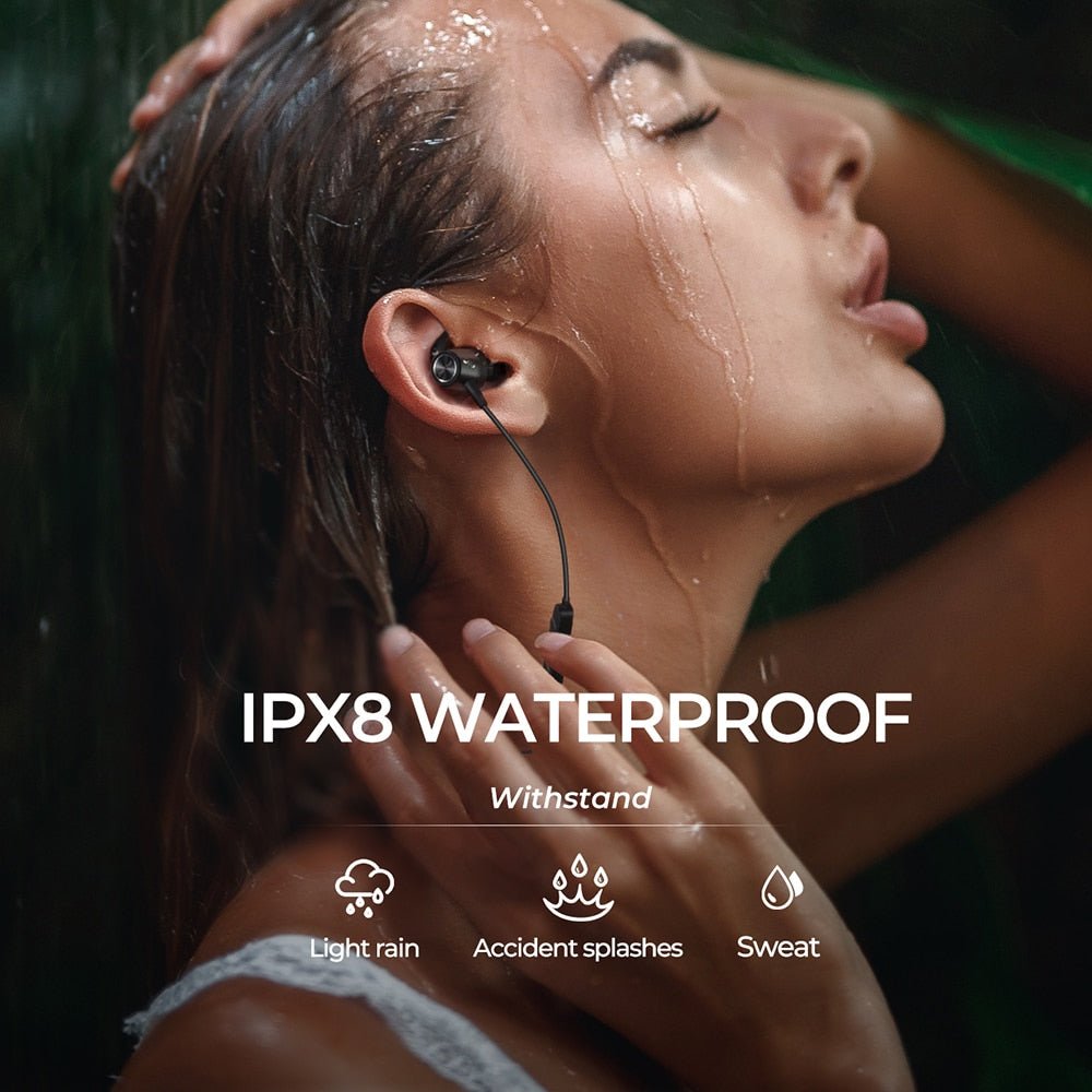 Mpow S10 Pro Bluetooth 5.0 Earphones Wireless Sport Earbuds with Mic IPX7 Waterproof Magnetic 14H Playtime for Running Gym Work - Yallafit 0