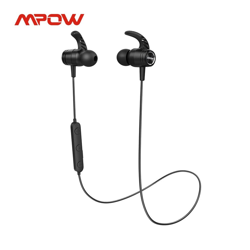 Mpow S10 Pro Bluetooth 5.0 Earphones Wireless Sport Earbuds with Mic IPX7 Waterproof Magnetic 14H Playtime for Running Gym Work - Yallafit 0