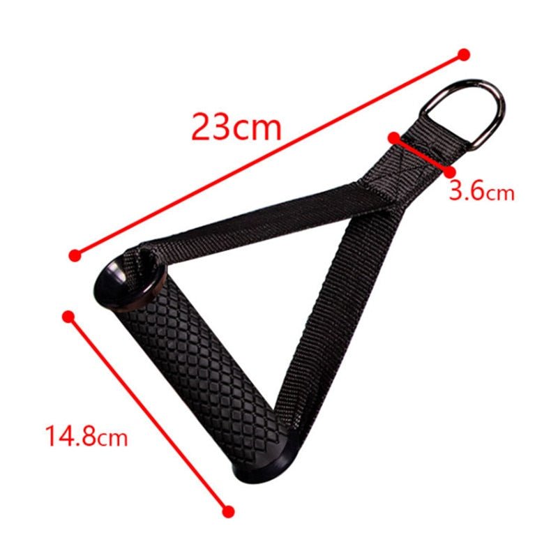 Multifunction Gym Resistance Bands Handles Anti-slip Grip Strong Nylon Webbing Fitness Grip Puller Handle Gantry Accessories - Yallafit 0