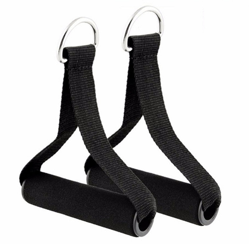 Multifunction Gym Resistance Bands Handles Anti-slip Grip Strong Nylon Webbing Fitness Grip Puller Handle Gantry Accessories - Yallafit 0