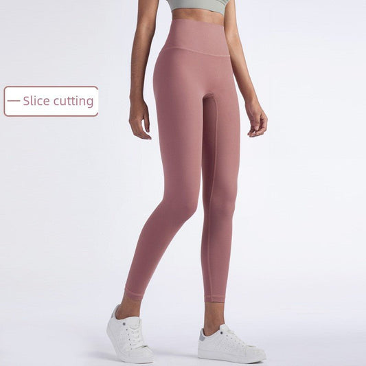 Naked Women Sense Seamless Hip Lifting Abdomen-Control Running Fitness Pants - Yallafit