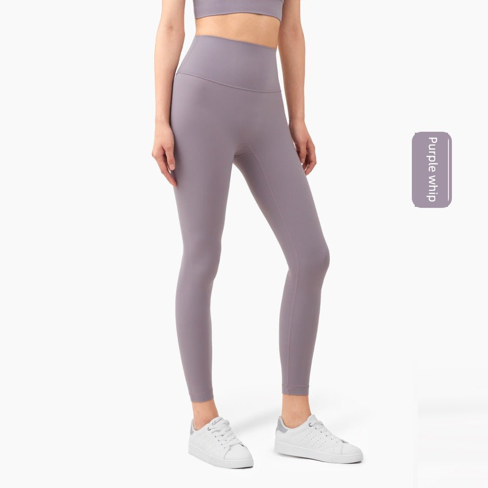 Naked Women Sense Seamless Hip Lifting Abdomen-Control Running Fitness Pants - Yallafit