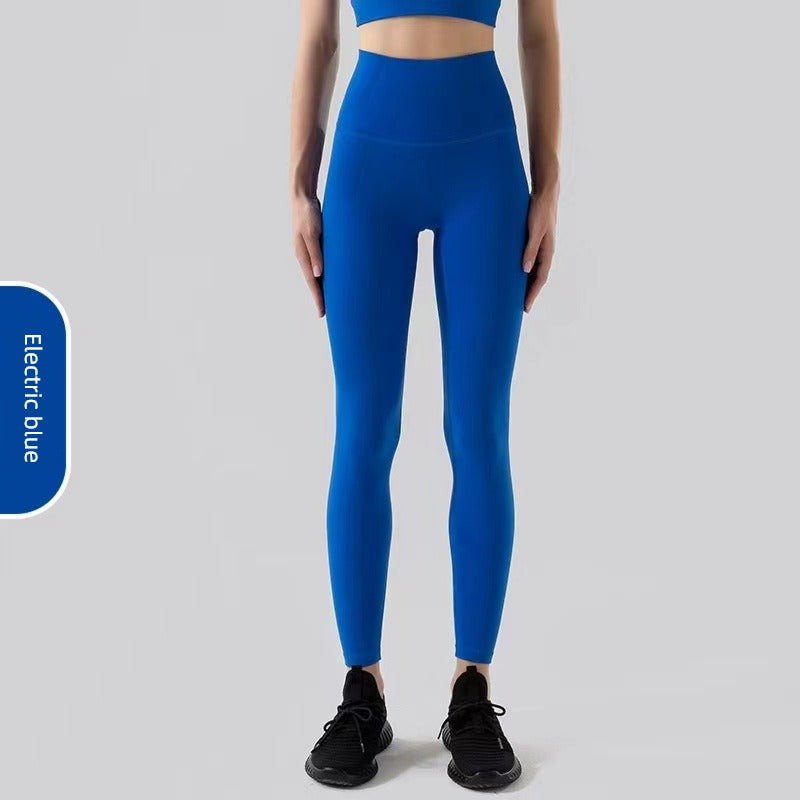 Naked Women Sense Seamless Hip Lifting Abdomen-Control Running Fitness Pants - Yallafit