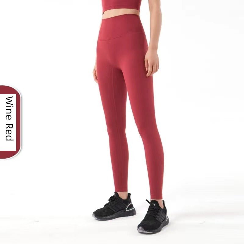 Naked Women Sense Seamless Hip Lifting Abdomen-Control Running Fitness Pants - Yallafit