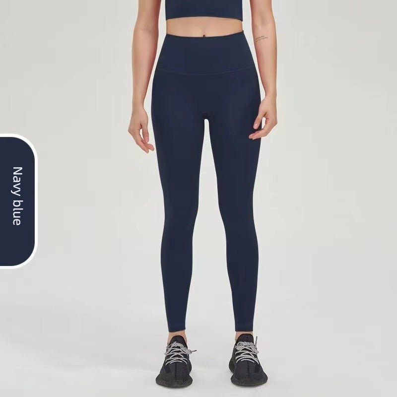 Naked Women Sense Seamless Hip Lifting Abdomen-Control Running Fitness Pants - Yallafit