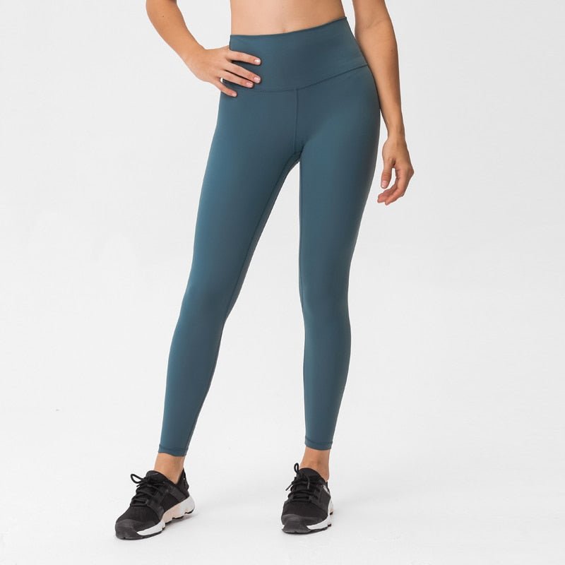 Nepoagym 7/8 EXPLORING Naked Feel Women Yoga Leggings Brushed Fabric Booty Yoga Pants Workout Tights for Sports Fitness - Yallafit 0