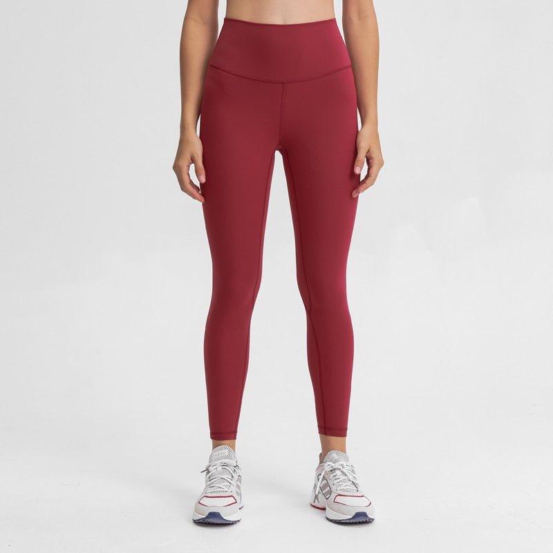 Nepoagym 7/8 EXPLORING Naked Feel Women Yoga Leggings Brushed Fabric Booty Yoga Pants Workout Tights for Sports Fitness - Yallafit 0