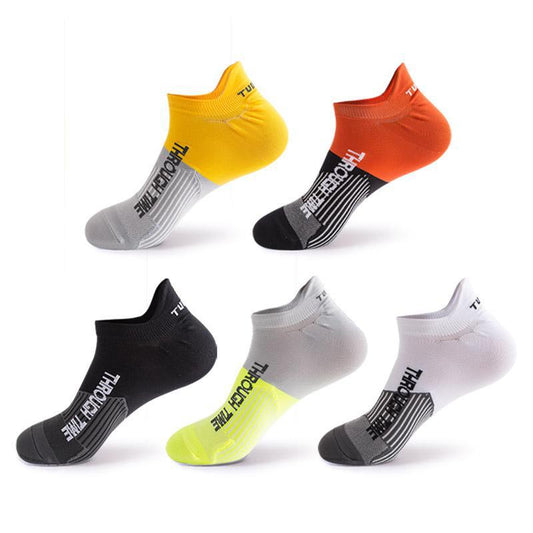 New Basketball Running Protection Ankle Cushioning Shock Breathable High Performance Cotton Sports Men's Socks - Yallafit 0