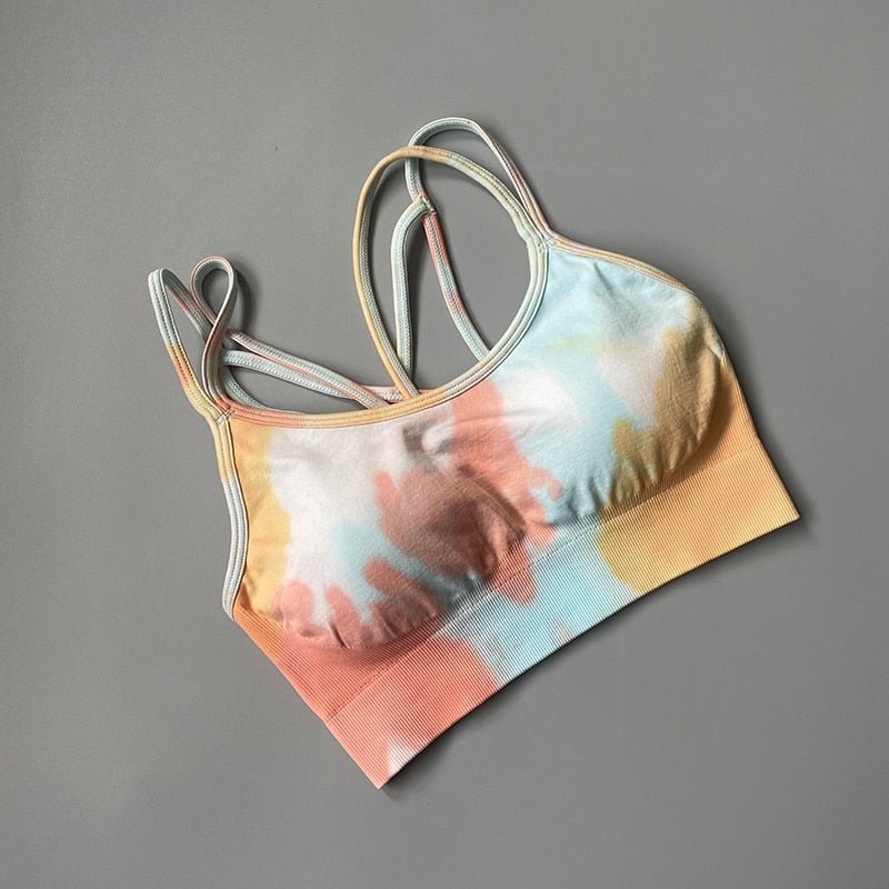 NEW Dyeing Seamless yoga set Women gym fitness clothing sportswear sports bra high waist gym leggings sports suits yoga suits - Yallafit 0