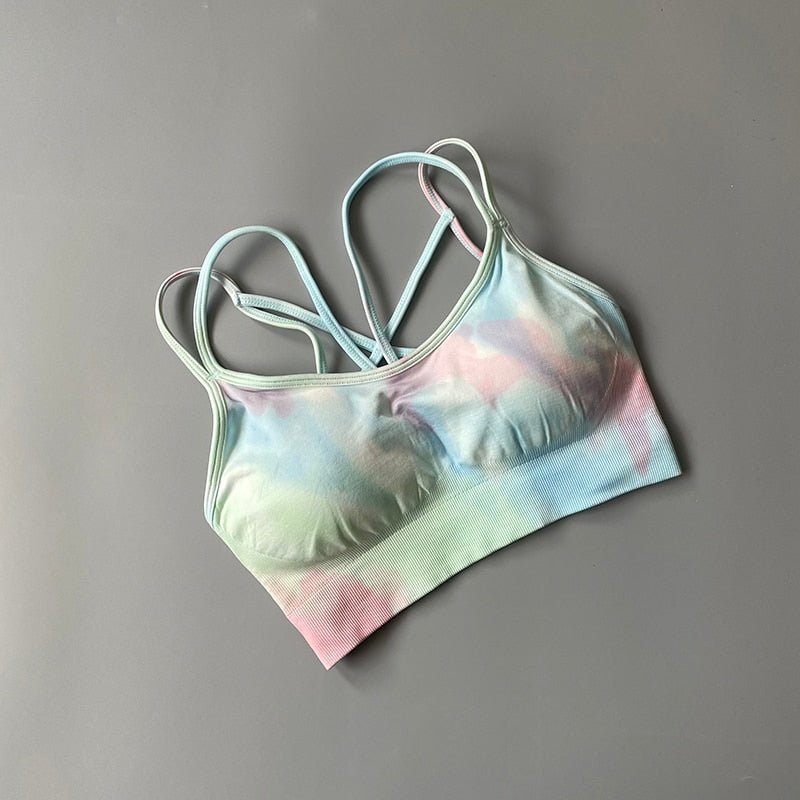 NEW Dyeing Seamless yoga set Women gym fitness clothing sportswear sports bra high waist gym leggings sports suits yoga suits - Yallafit 0