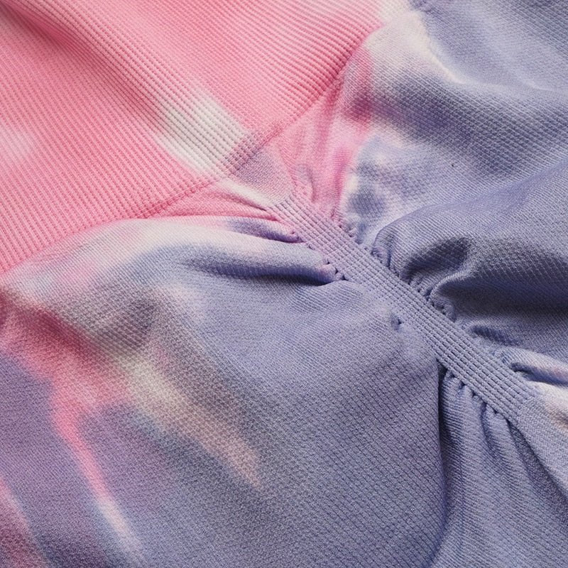 NEW Dyeing Seamless yoga set Women gym fitness clothing sportswear sports bra high waist gym leggings sports suits yoga suits - Yallafit 0