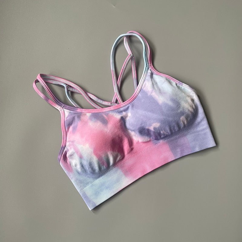 NEW Dyeing Seamless yoga set Women gym fitness clothing sportswear sports bra high waist gym leggings sports suits yoga suits - Yallafit 0