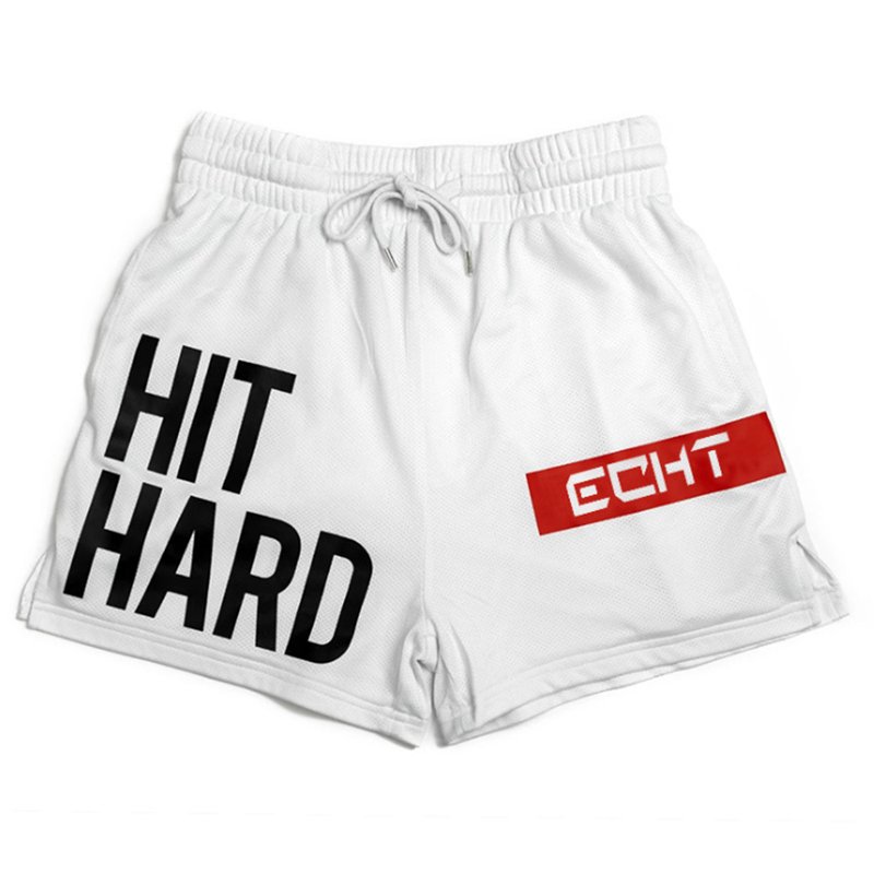 New Echt Quick-Drying Sports Shorts Men's Mesh Stretch Fitness Outdoor Training Muay Thai Shorts Breathable MMA Boxing Shorts - Yallafit 0