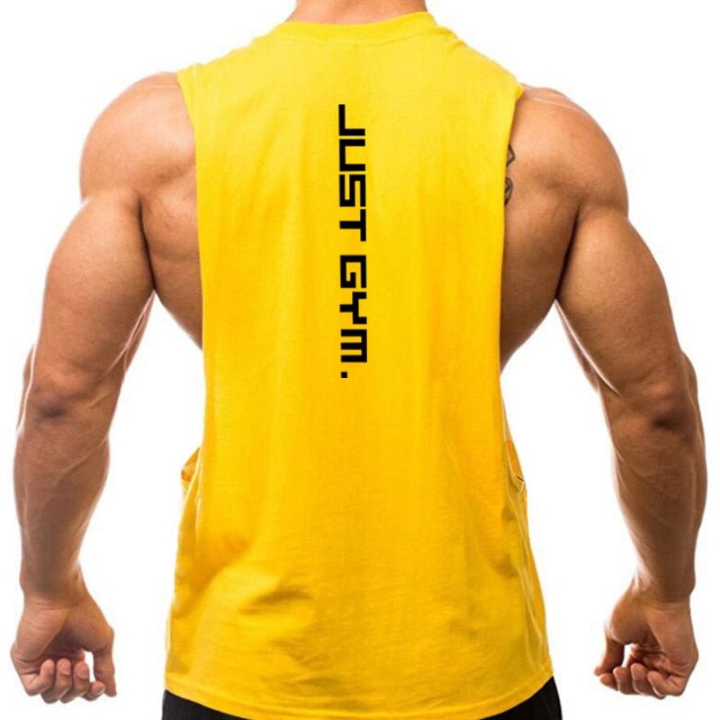 New Fashion Cotton Sleeveless Shirts Gym Hoodies Tank Top Men Fitness Shirt Bodybuilding Singlet Workout Vest Men - Yallafit 0