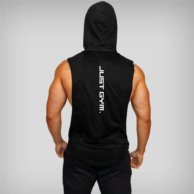 New Fashion Cotton Sleeveless Shirts Gym Hoodies Tank Top Men Fitness Shirt Bodybuilding Singlet Workout Vest Men - Yallafit 0
