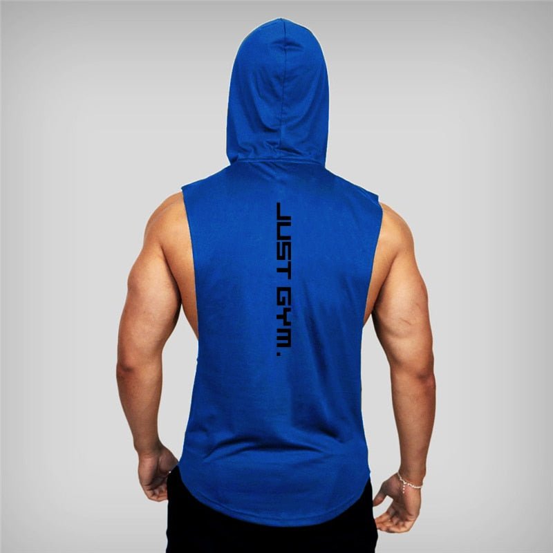 New Fashion Cotton Sleeveless Shirts Gym Hoodies Tank Top Men Fitness Shirt Bodybuilding Singlet Workout Vest Men - Yallafit 0