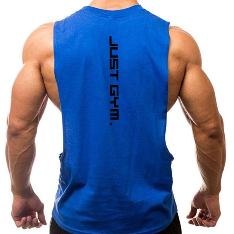 New Fashion Cotton Sleeveless Shirts Gym Hoodies Tank Top Men Fitness Shirt Bodybuilding Singlet Workout Vest Men - Yallafit 0
