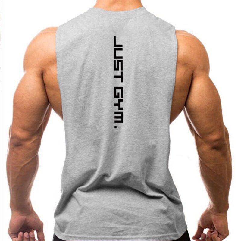New Fashion Cotton Sleeveless Shirts Gym Hoodies Tank Top Men Fitness Shirt Bodybuilding Singlet Workout Vest Men - Yallafit 0