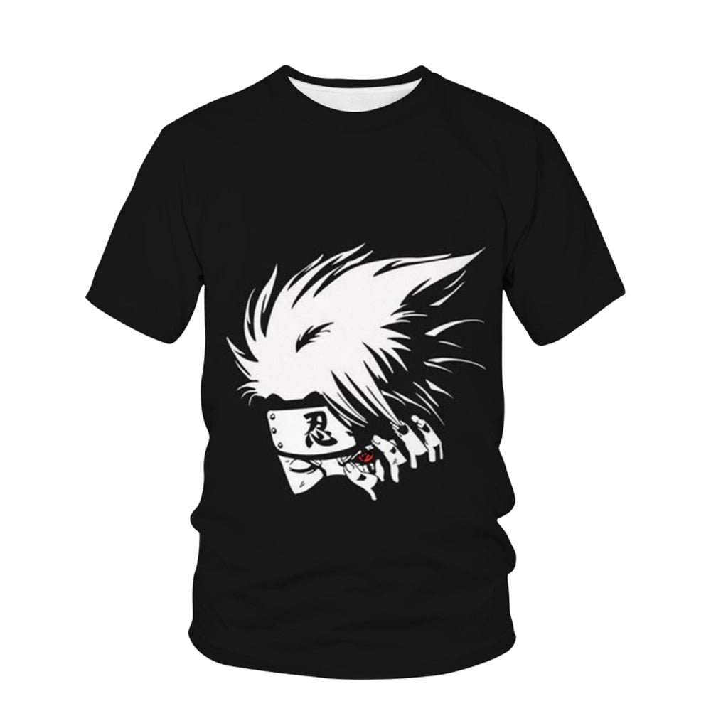 New Japanese Manga Narutoes T-shirt 3D Printing children Boys T-shirts Novelty Casual Boy Tshirt Summer T Shirt for Kid Tops - Yallafit 0