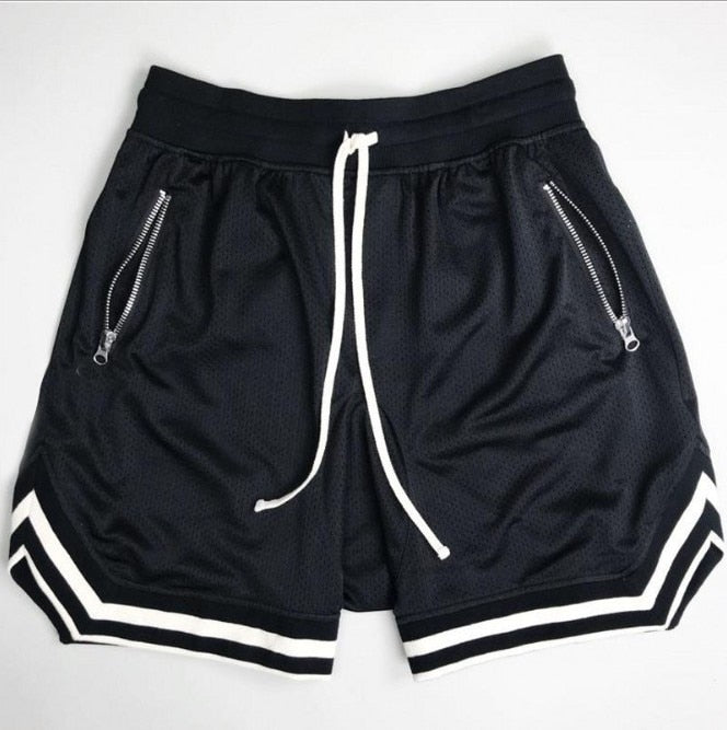 New Men's Casual Shorts Hip Hop Streetwear Male Gyms Fitness Short Pants Joggers Sportswear Bottoms Bodybuilding Homme Shorts - Yallafit 0