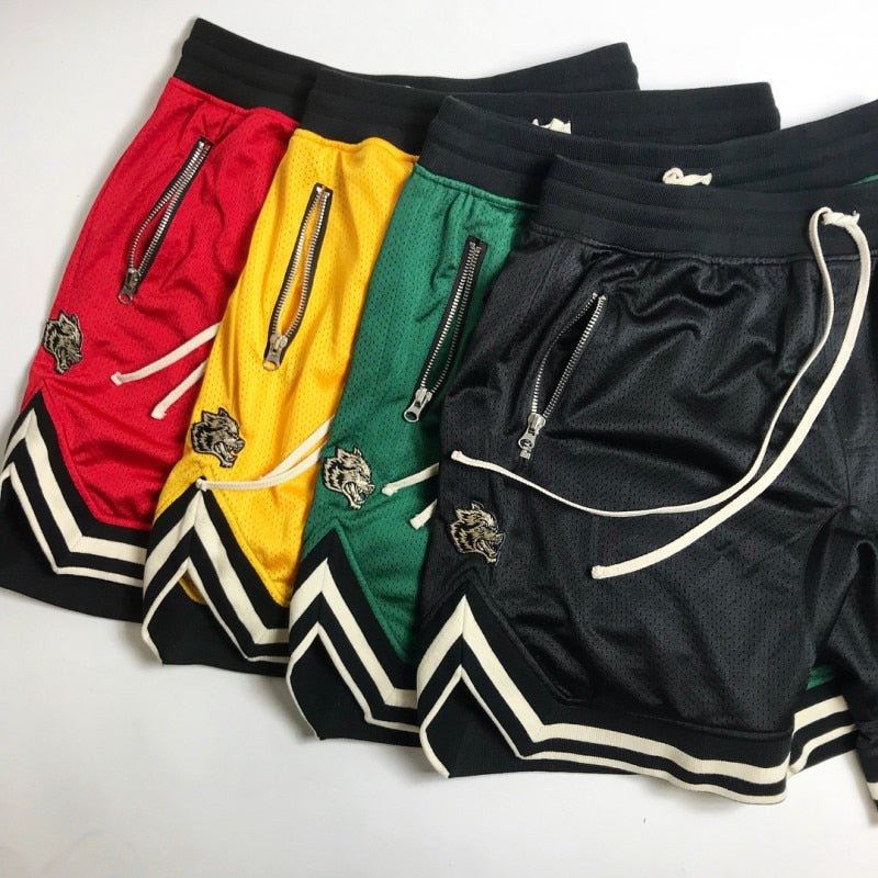 New Men's Casual Shorts Hip Hop Streetwear Male Gyms Fitness Short Pants Joggers Sportswear Bottoms Bodybuilding Homme Shorts - Yallafit 0