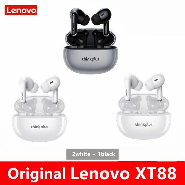 NEW Original Lenovo XT88 TWS Wireless Earphone Bluetooth 5.3 Dual Stereo Noise Reduction Bass Touch Control Long Standby headset - Yallafit 0