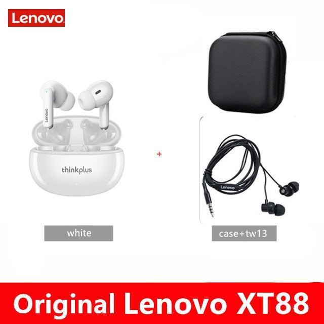 NEW Original Lenovo XT88 TWS Wireless Earphone Bluetooth 5.3 Dual Stereo Noise Reduction Bass Touch Control Long Standby headset - Yallafit 0