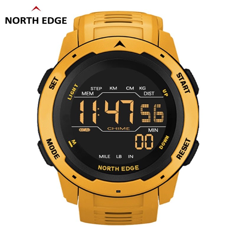 NORTH EDGE Digital Watch Men Military watch Sports Watches Fashion Running Sports Swimming Waterproof 50M Men's Electronic clock - Yallafit 0