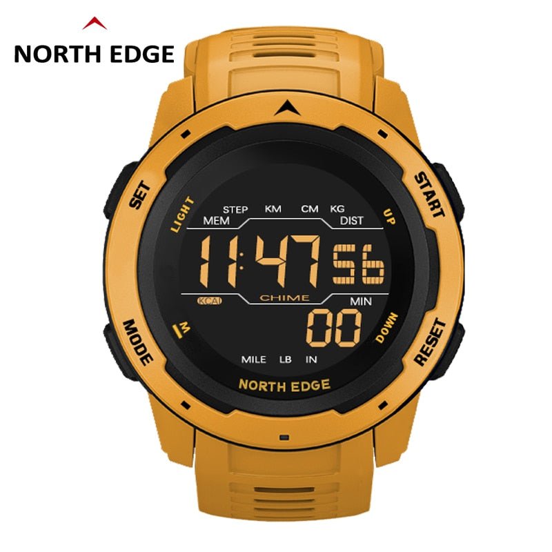 NORTH EDGE Digital Watch Men Military watch Sports Watches Fashion Running Sports Swimming Waterproof 50M Men's Electronic clock - Yallafit 0