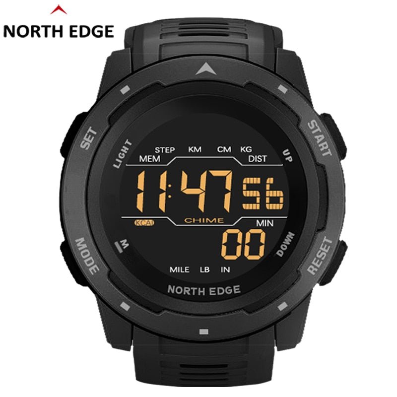 NORTH EDGE Digital Watch Men Military watch Sports Watches Fashion Running Sports Swimming Waterproof 50M Men's Electronic clock - Yallafit 0