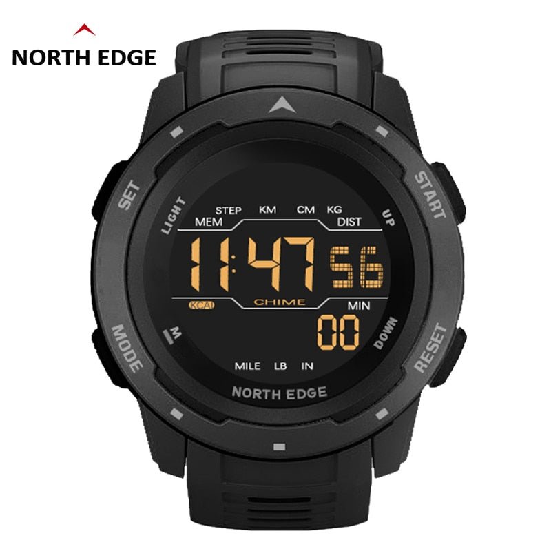 NORTH EDGE Digital Watch Men Military watch Sports Watches Fashion Running Sports Swimming Waterproof 50M Men's Electronic clock - Yallafit 0