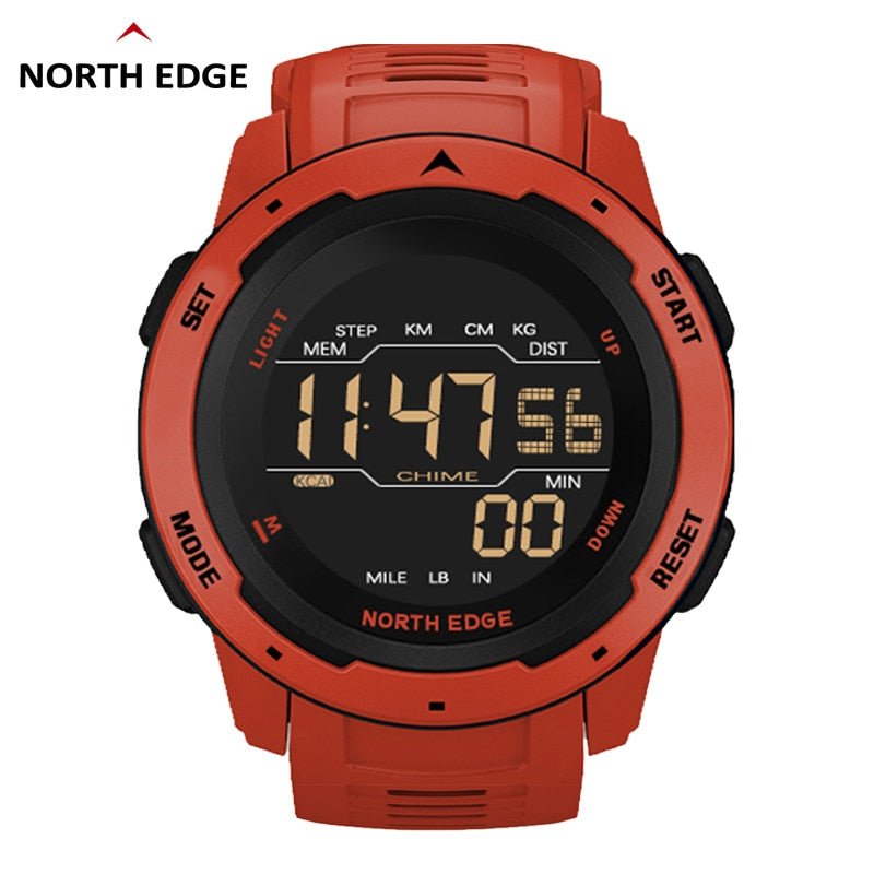 NORTH EDGE Digital Watch Men Military watch Sports Watches Fashion Running Sports Swimming Waterproof 50M Men's Electronic clock - Yallafit 0
