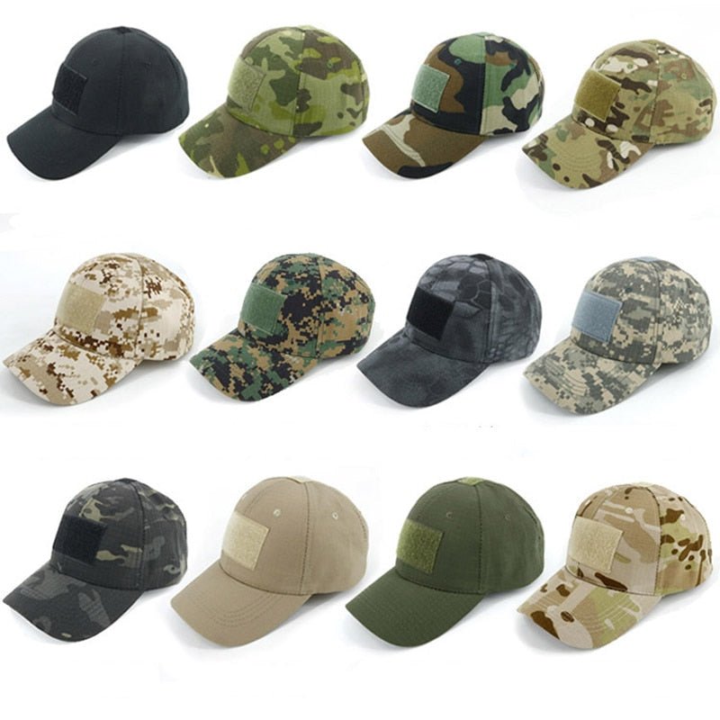 Outdoor Sport Caps Camouflage Hat Baseball Caps Simplicity Tactical Military Army Camo Hunting Cap Hats Adult Cap - Yallafit 0