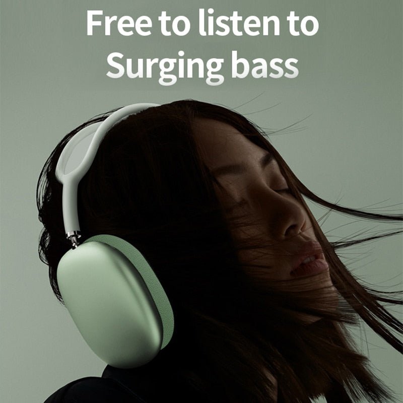 P9Max Bluetooth Headset Headset Wireless Works With Apple Air MAS Bluetooth Headphones - Yallafit 0