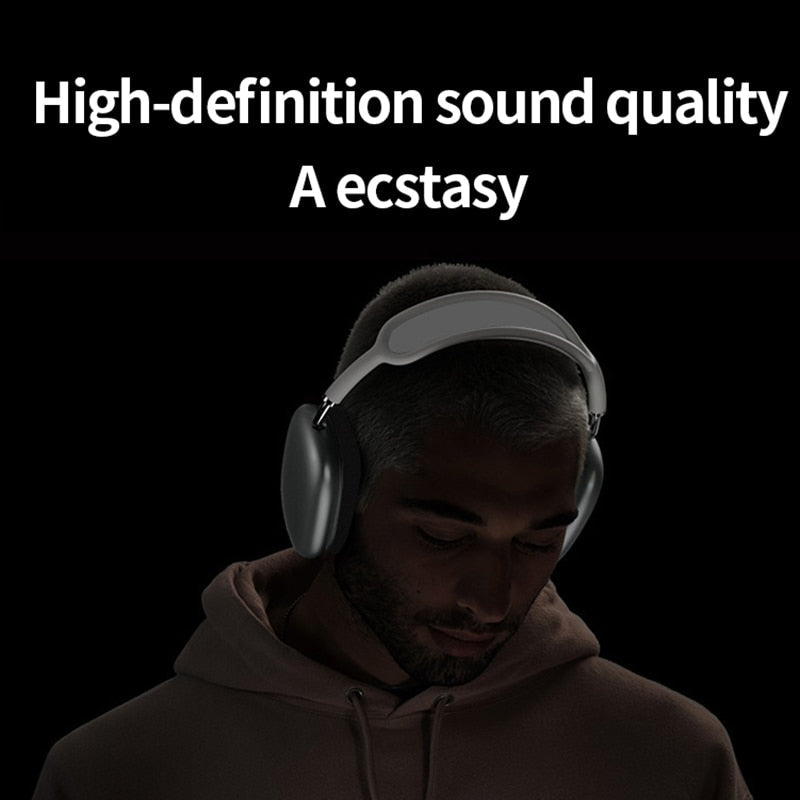 P9Max Bluetooth Headset Headset Wireless Works With Apple Air MAS Bluetooth Headphones - Yallafit 0