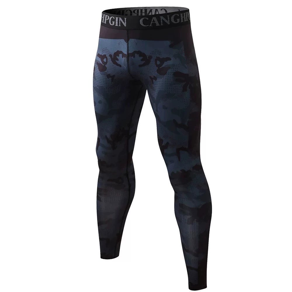 Printed Basketball Training Stretch Quick-Drying Sports Trousers - Yallafit