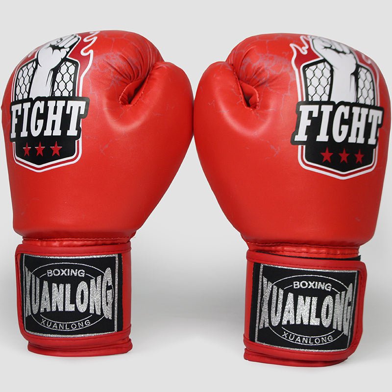 Professional Adult Boxing Glove Fighting Thai Boxing Sanda Sandbag Sandbag Boys Training Equipment Children Men Women Boxing Gloves - Yallafit