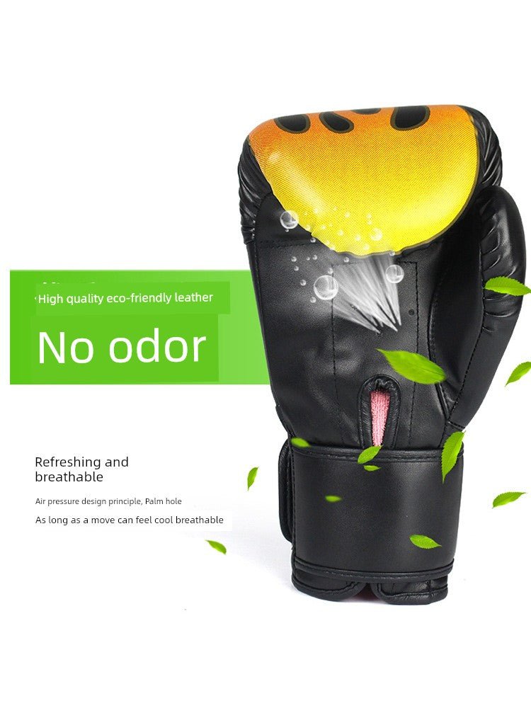 Professional Adult Boxing Glove Fighting Thai Boxing Sanda Sandbag Sandbag Boys Training Equipment Children Men Women Boxing Gloves - Yallafit
